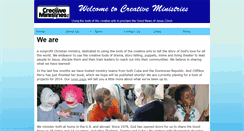 Desktop Screenshot of creativeministries.org
